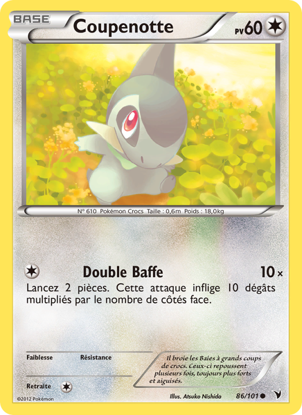 Coupenotte 86 — Noble Victories (French Pokémon TCG card)