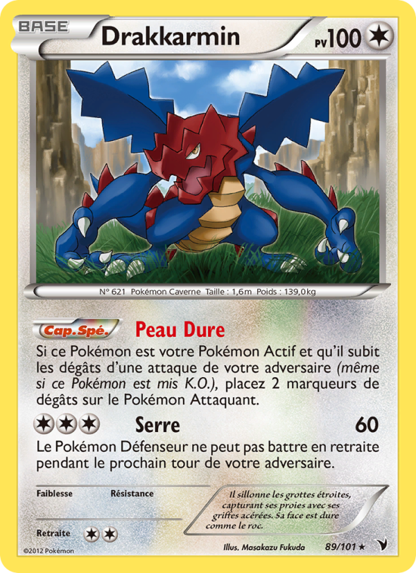 Drakkarmin 89 — Noble Victories (French Pokémon TCG card)