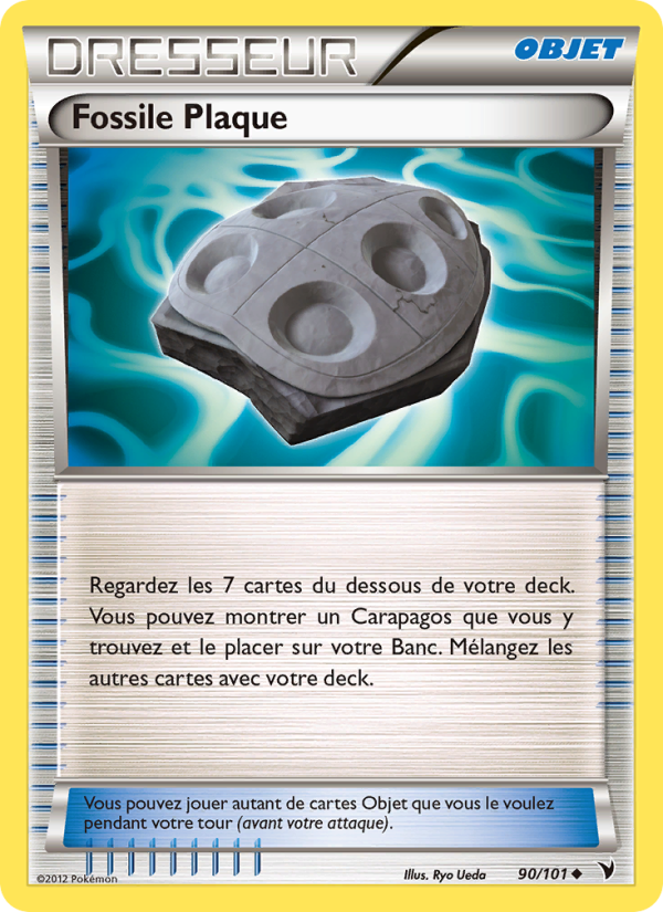 Fossile Plaque 90 — Noble Victories (French Pokémon TCG card)