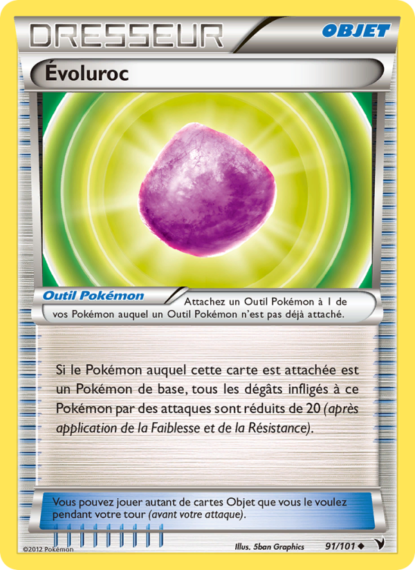 Évoluroc 91 — Noble Victories (French Pokémon TCG card)