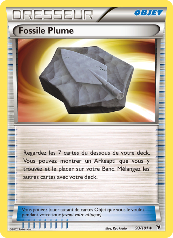 Fossile Plume 93 — Noble Victories (French Pokémon TCG card)