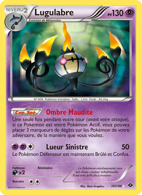 Lugulabre 101 — Next Destinies (French Pokémon TCG card)