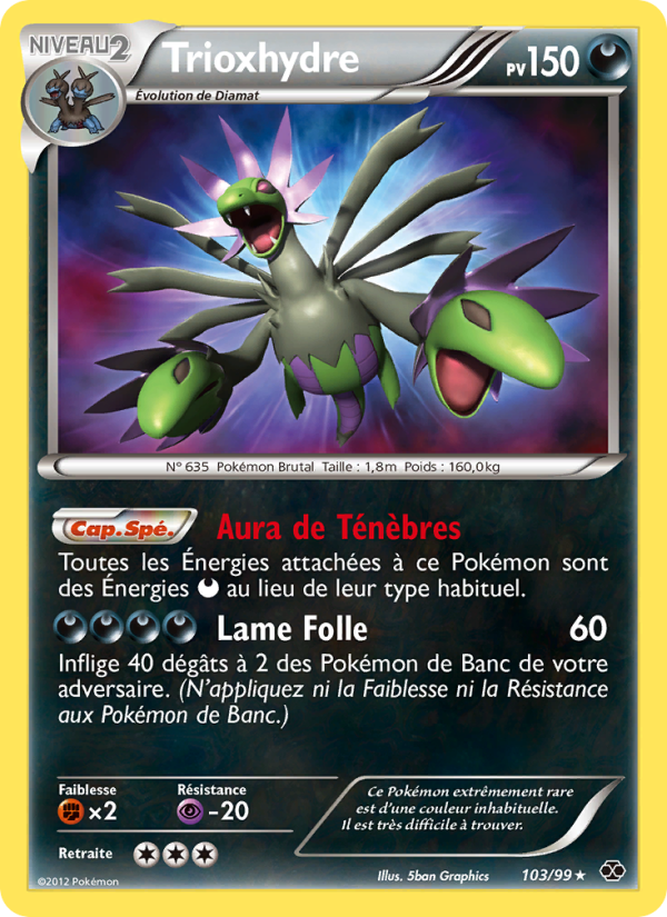 Trioxhydre 103 — Next Destinies (French Pokémon TCG card)