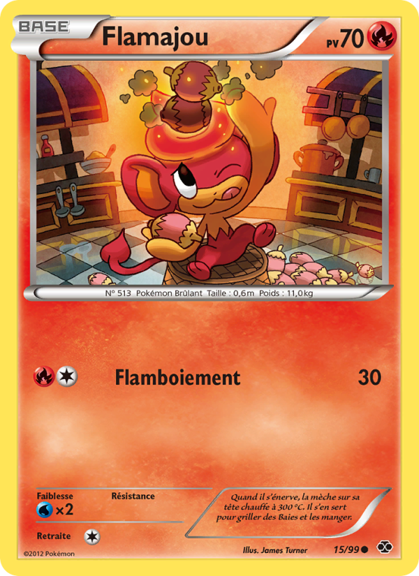 Flamajou 15 — Next Destinies (French Pokémon TCG card)