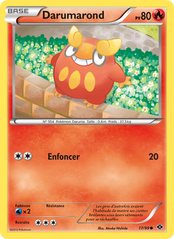 Darumarond 17 — Next Destinies (French Pokémon TCG card)