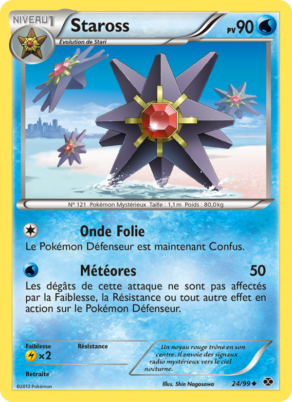 Staross 24 — Next Destinies (French Pokémon TCG card)