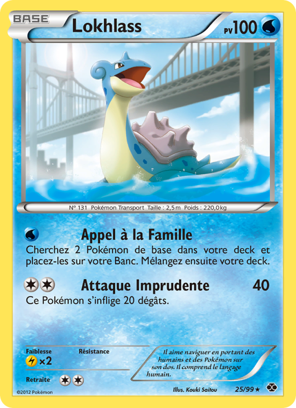 Lokhlass 25 — Next Destinies (French Pokémon TCG card)