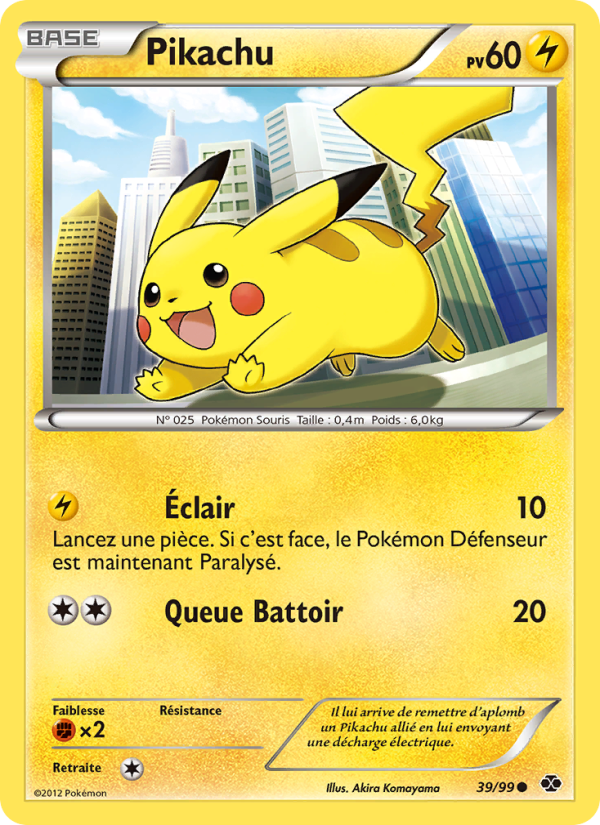 Pikachu 39 — Next Destinies (French Pokémon TCG card)