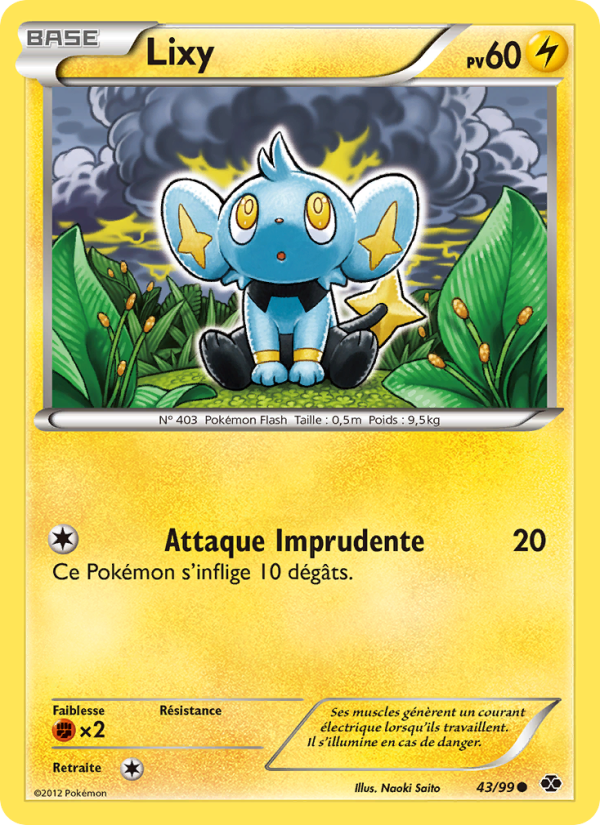 Lixy 43 — Next Destinies (French Pokémon TCG card)