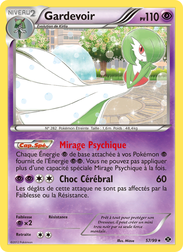 Gardevoir 57 — Next Destinies (French Pokémon TCG card)