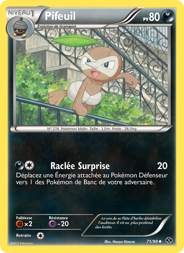 Pifeuil 71 — Next Destinies (French Pokémon TCG card)