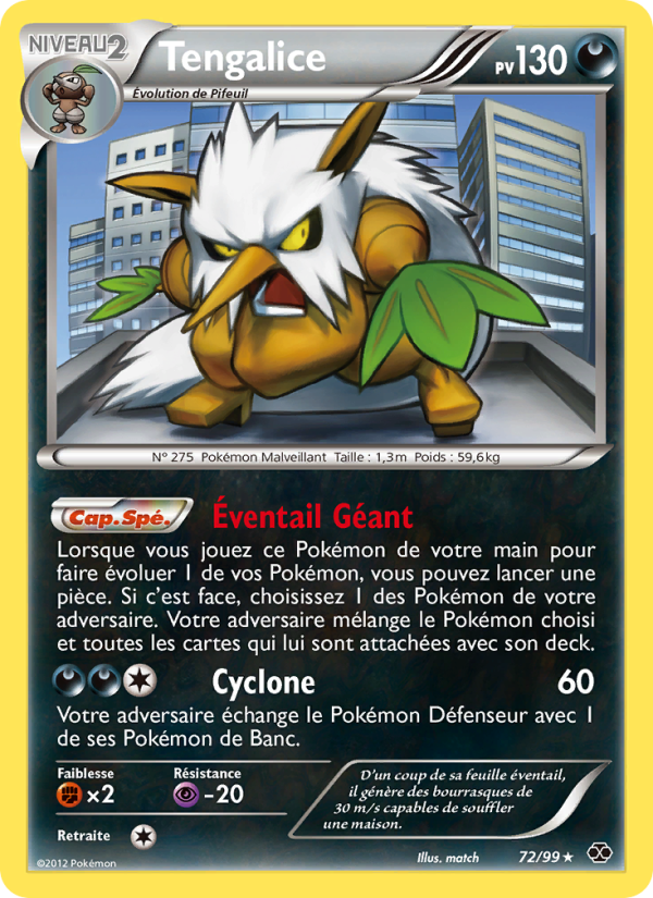 Tengalice 72 — Next Destinies (French Pokémon TCG card)