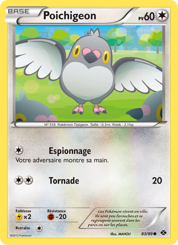 Poichigeon 83 — Next Destinies (French Pokémon TCG card)
