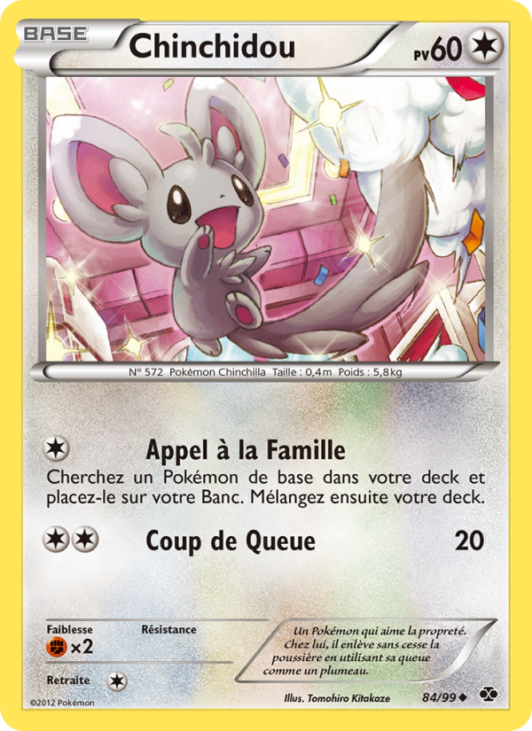 Chinchidou 84 — Next Destinies (French Pokémon TCG card)