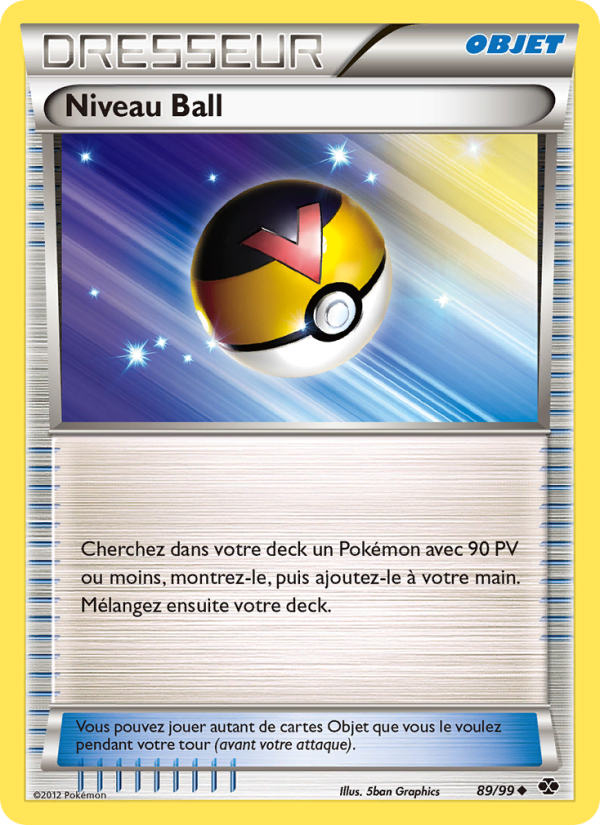 Niveau Ball 89 — Next Destinies (French Pokémon TCG card)
