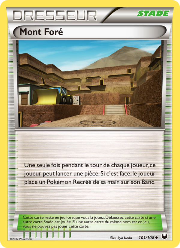 Mont Foré 101 — Dark Explorers (French Pokémon TCG card)