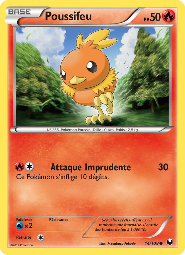 Poussifeu 14 — Dark Explorers (French Pokémon TCG card)