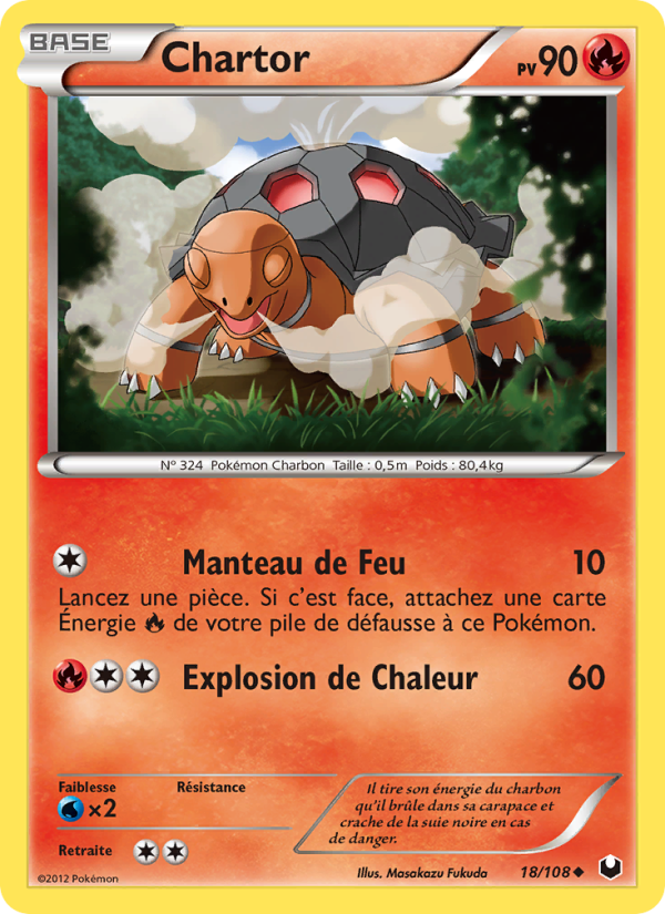 Chartor 18 — Dark Explorers (French Pokémon TCG card)