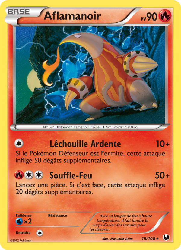 Aflamanoir 19 — Dark Explorers (French Pokémon TCG card)