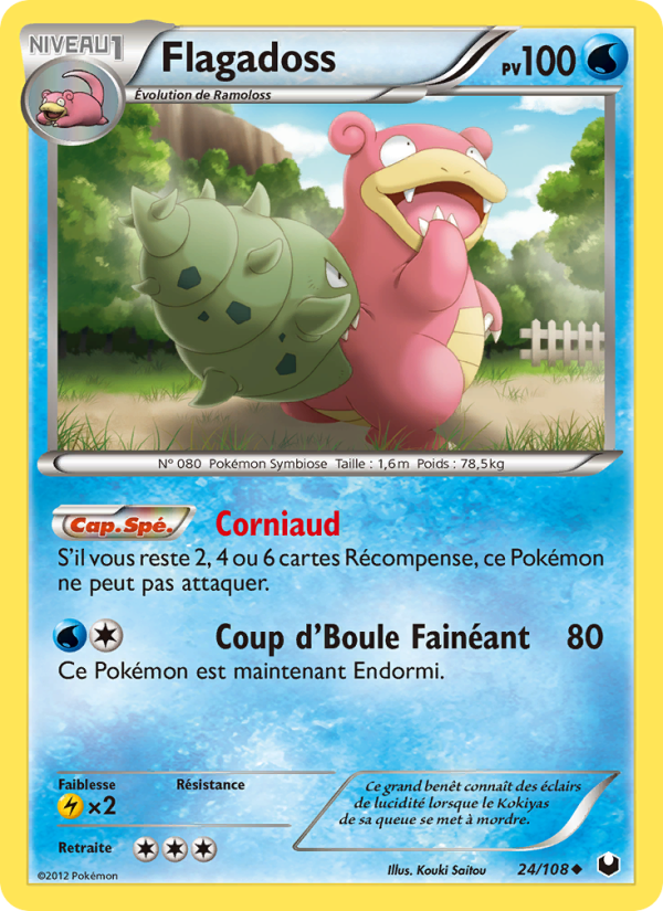 Flagadoss 24 — Dark Explorers (French Pokémon TCG card)
