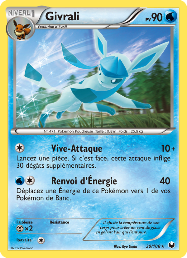 Givrali 30 — Dark Explorers (French Pokémon TCG card)