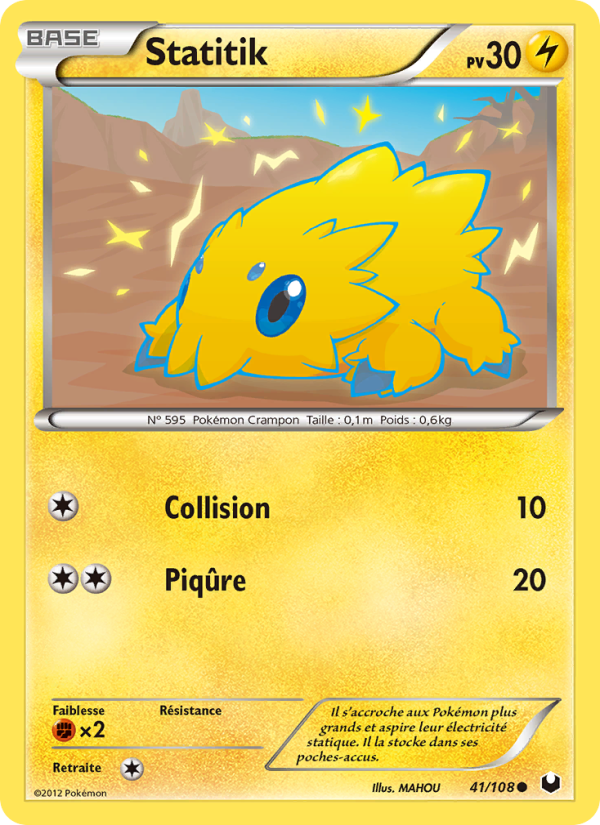 Statitik 41 — Dark Explorers (French Pokémon TCG card)