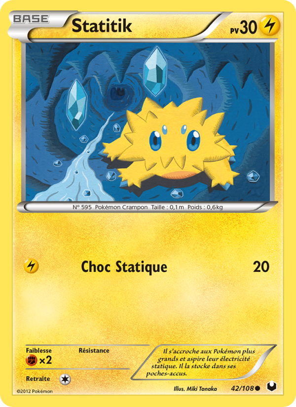 Statitik 42 — Dark Explorers (French Pokémon TCG card)