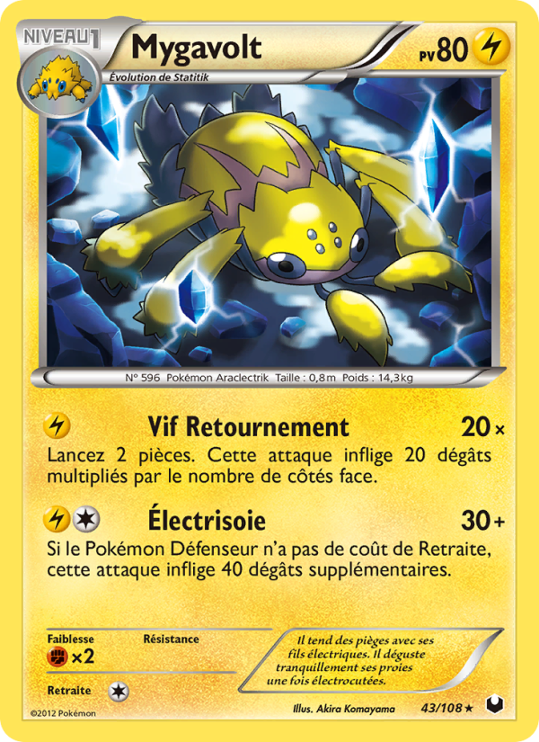 Mygavolt 43 — Dark Explorers (French Pokémon TCG card)