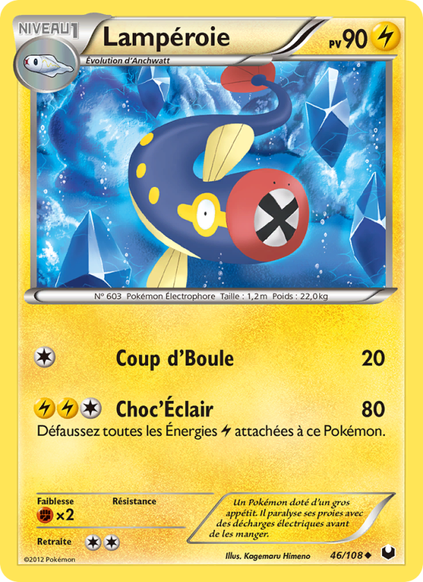 Lampéroie 46 — Dark Explorers (French Pokémon TCG card)