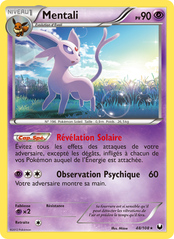 Mentali 48 — Dark Explorers (French Pokémon TCG card)