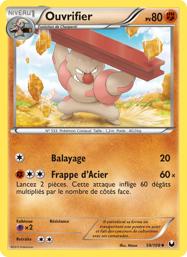 Ouvrifier 59 — Dark Explorers (French Pokémon TCG card)