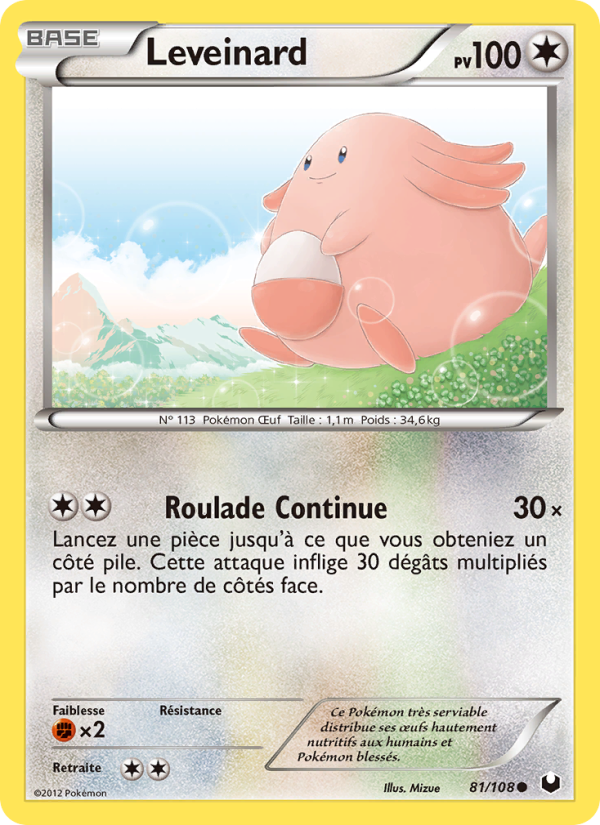 Leveinard 81 — Dark Explorers (French Pokémon TCG card)