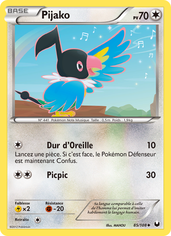Pijako 85 — Dark Explorers (French Pokémon TCG card)
