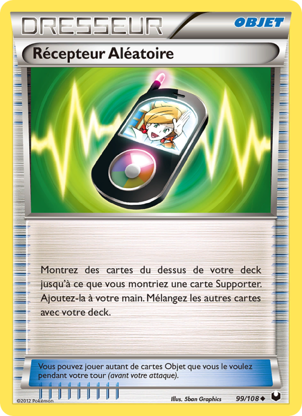 Récepteur Aléatoire 99 — Dark Explorers (French Pokémon TCG card)