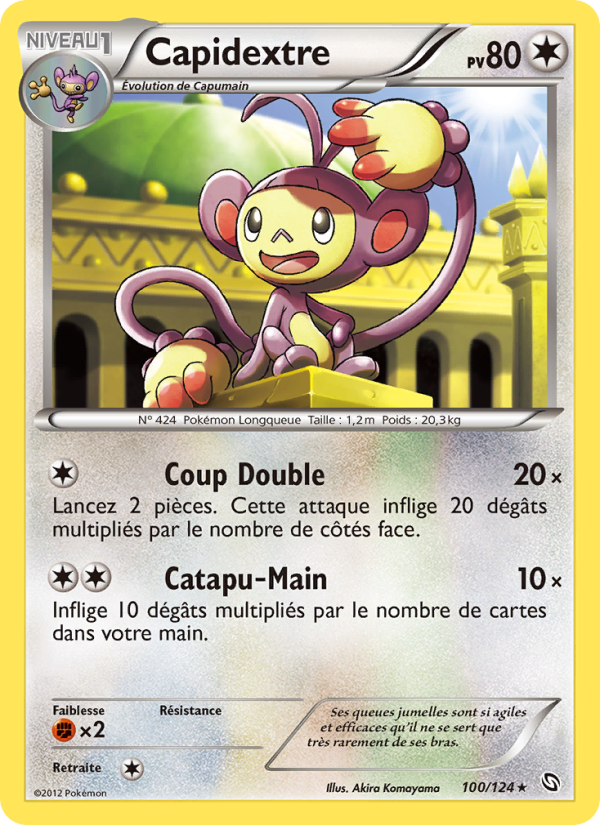 Capidextre 100 — Dragons Exalted (French Pokémon TCG card)