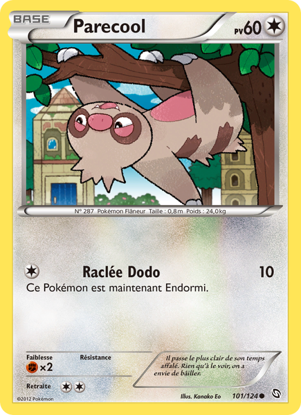 Parecool 101 — Dragons Exalted (French Pokémon TCG card)