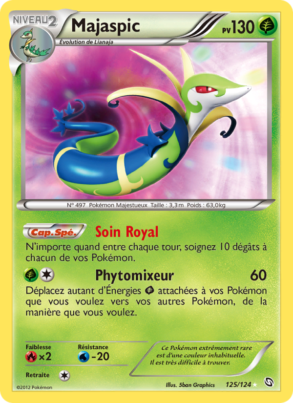 Majaspic 125 — Dragons Exalted (French Pokémon TCG card)