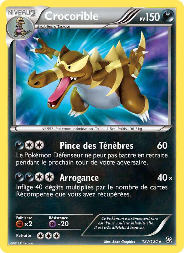 Crocorible 127 — Dragons Exalted (French Pokémon TCG card)