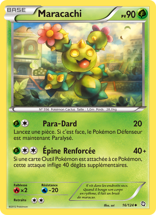 Maracachi 16 — Dragons Exalted (French Pokémon TCG card)