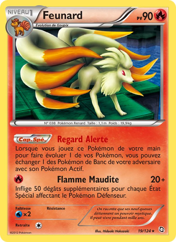 Feunard 19 — Dragons Exalted (French Pokémon TCG card)