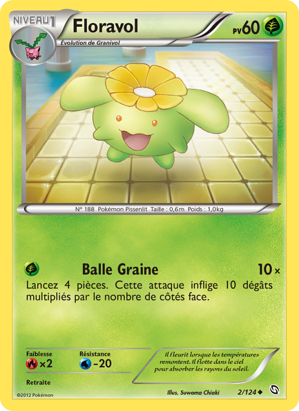 Floravol 2 — Dragons Exalted (French Pokémon TCG card)