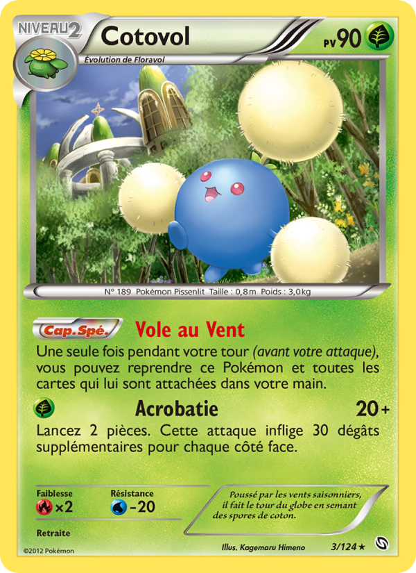 Cotovol 3 — Dragons Exalted (French Pokémon TCG card)