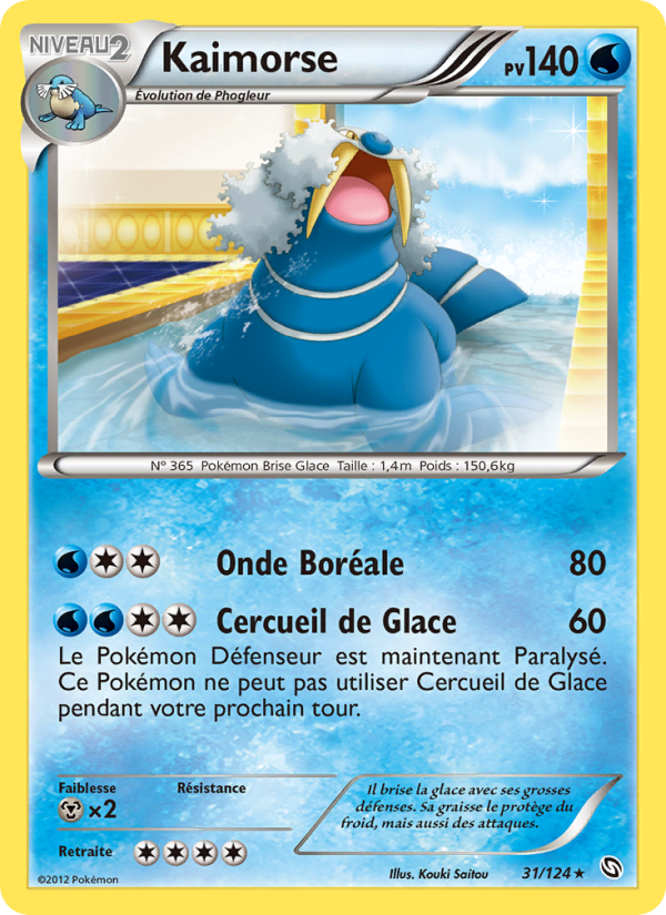 Kaimorse 31 — Dragons Exalted (French Pokémon TCG card)