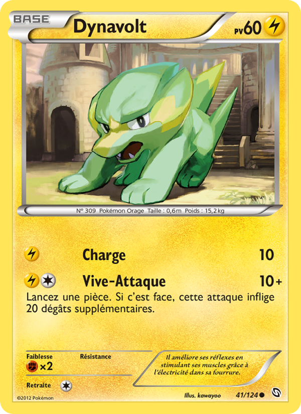 Dynavolt 41 — Dragons Exalted (French Pokémon TCG card)