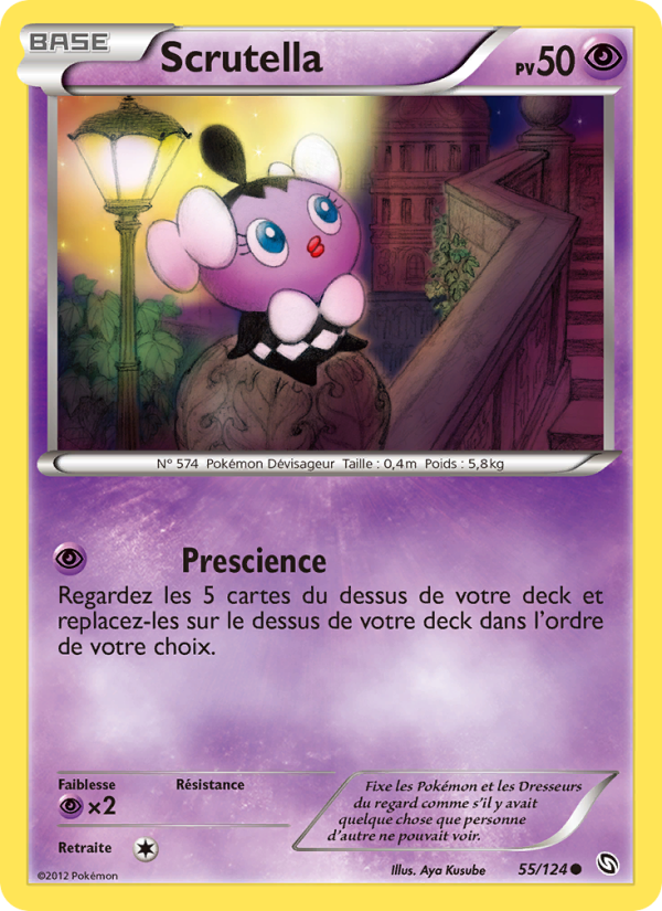 Scrutella 55 — Dragons Exalted (French Pokémon TCG card)