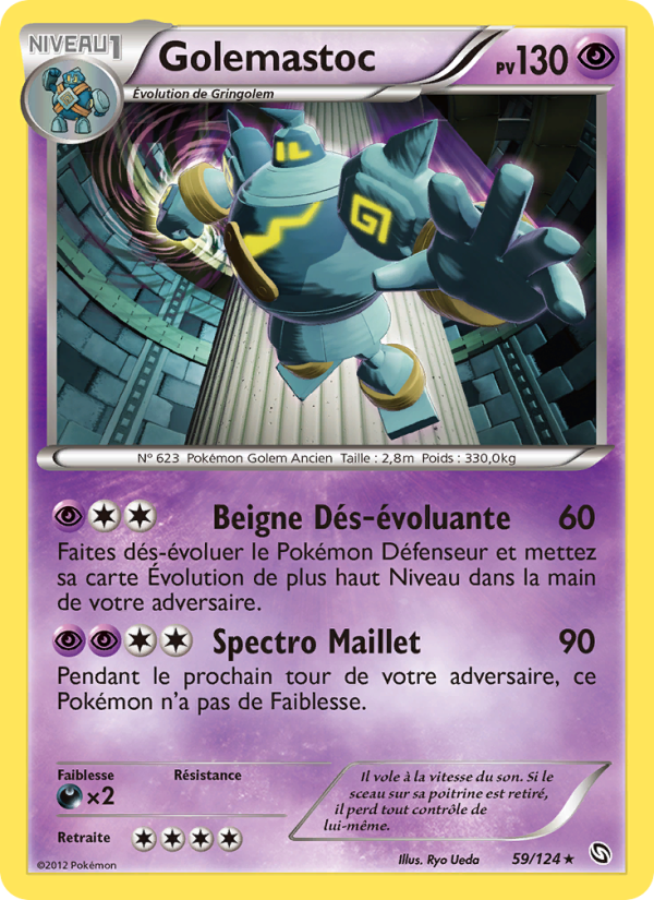 Golemastoc 59 — Dragons Exalted (French Pokémon TCG card)