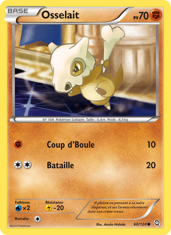 Osselait 60 — Dragons Exalted (French Pokémon TCG card)