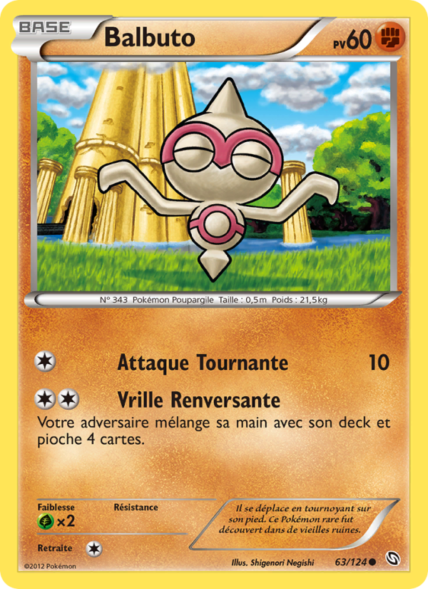 Balbuto 63 — Dragons Exalted (French Pokémon TCG card)
