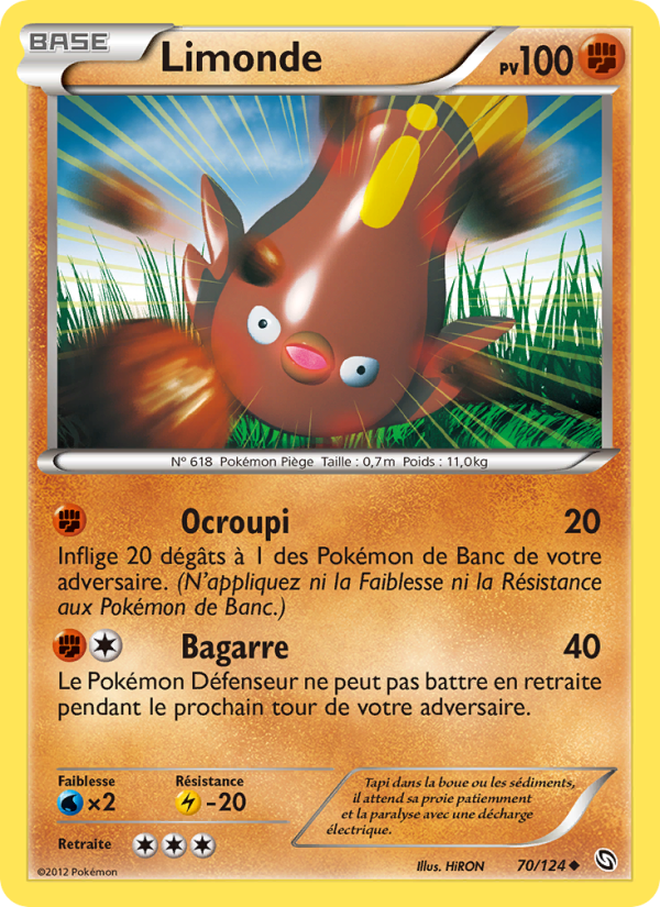 Limonde 70 — Dragons Exalted (French Pokémon TCG card)