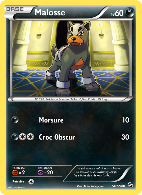 Malosse 74 — Dragons Exalted (French Pokémon TCG card)
